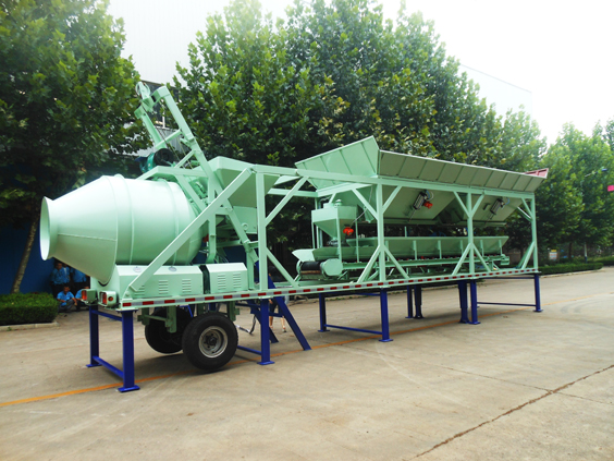 YHZM30 Mobile Concrete Batching Plant Delivering To Philippines In August, 2016.