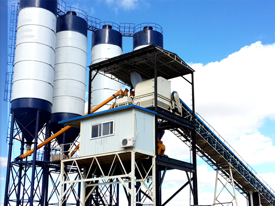 Gantuluun Goncrete Batching Plant (HZS120) In Ulaan Baater