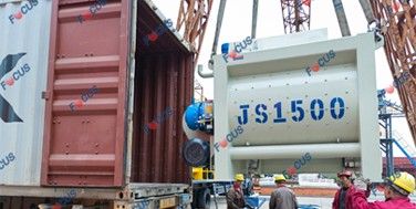 HZS75 Readymix Concrete Mixing Plant Delivering to Algeria