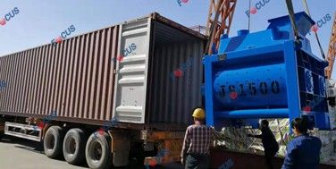 HZS90 Concrete Batching Plant Delivering