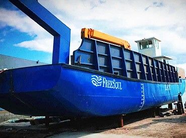 Barge de pont de 100 tonnes