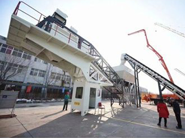 YHZS100 Mobile Concrete Batching Plant